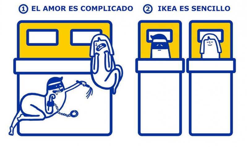 IKEA muestra lo sencillo que es arreglar los problemas amorosos. 