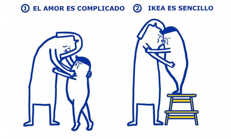 IKEA muestra lo sencillo que es arreglar los problemas amorosos. 