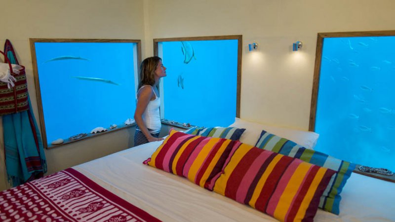 Duerme bajo el agua y junto a los peces dentro de este fabuloso hotel en Zanzíbar 