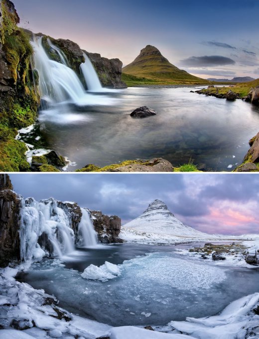 15 Fotos de antes y después de las preciosas transformaciones invernales 