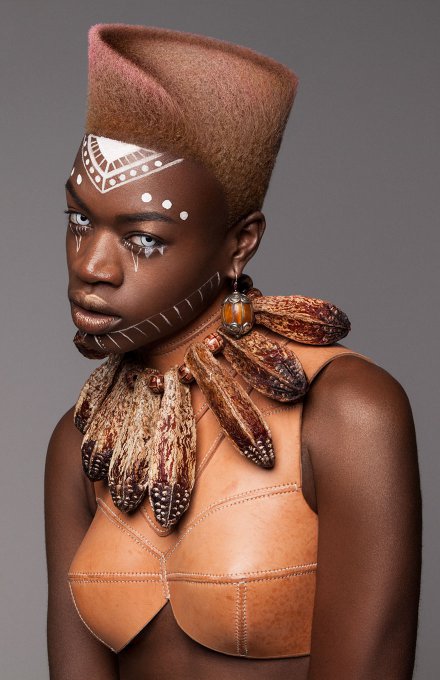 Premios British Hair 2016: Quedó finalista esta colección afro que es un precioso tributo moderno a la cultura africana 