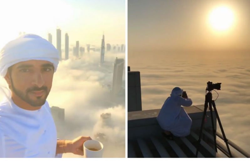 El príncipe heredero de Dubai graba su ciudad sobre las nubes y te dejará sin aliento 