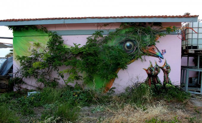 28 Obras de arte urbano que interactúan con el entorno de forma ingeniosa (Parte 2) 