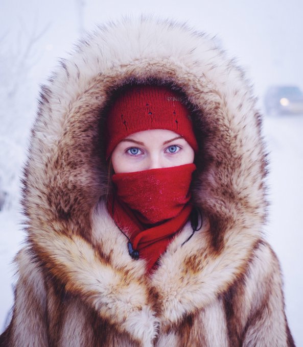 Este fotógrafo visitó el pueblo más frío del mundo, donde la temperatura puede llegar a -71,2ºC 
