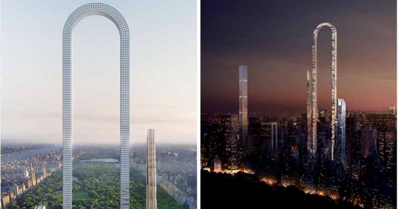 Revelan un increíble rascacielos con forma de U en Nueva York, y va más allá de nuestra imaginación 