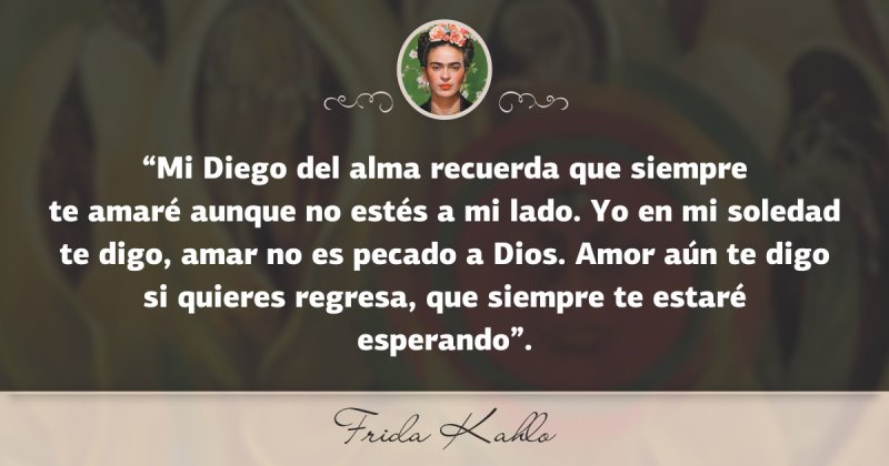 Las 12 frases de amor más bellas de Frida Kahlo y Diego Rivera 
