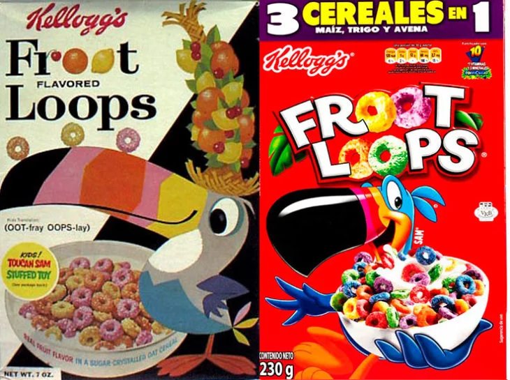 ¡Así lucían nuestros cereales favoritos hace décadas! 